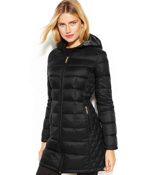 michael kors cropped puffer jacket|Michael Kors puffer jackets men's.